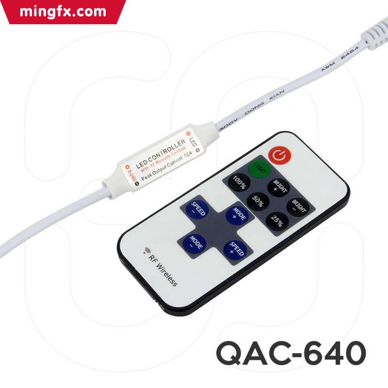 LED RF 无线遥控器 QAC-640
