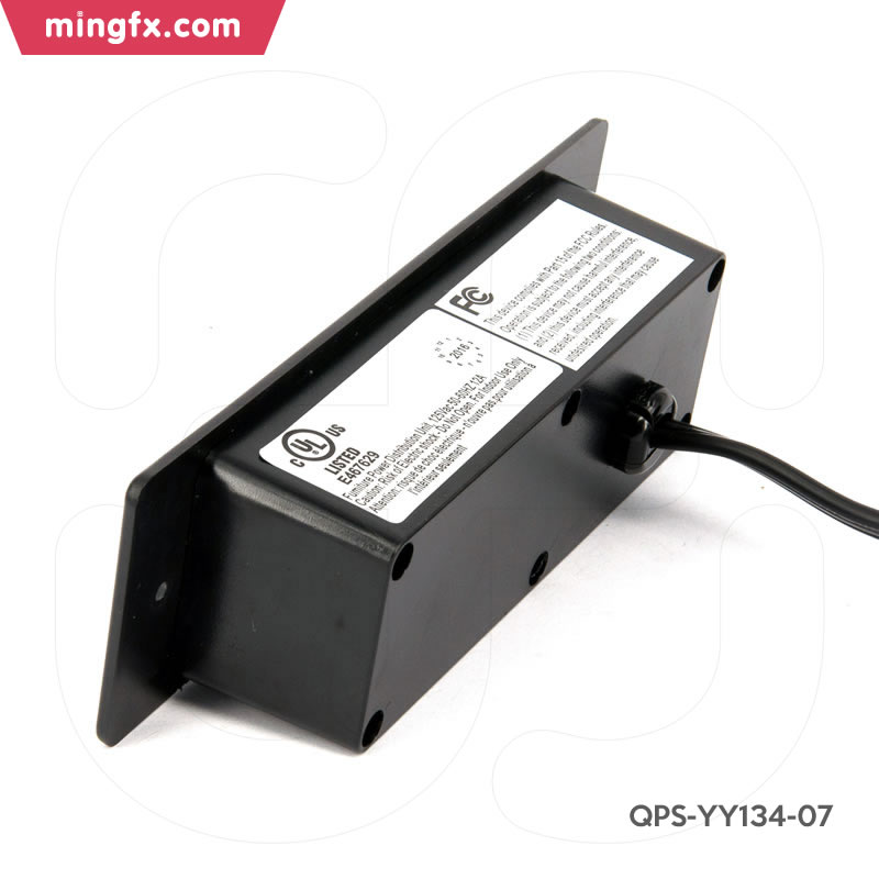 2-outlets Recessed Mounted Socket With 2 USB Ports QPS-YY134-07