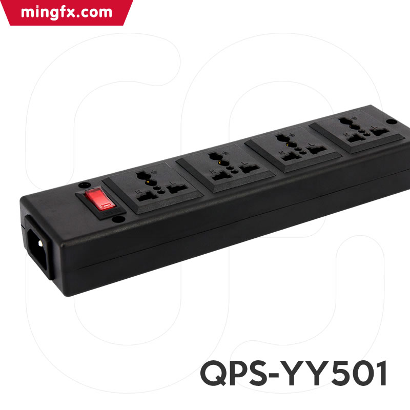 QPS-YY501_12 四位多功能插排带开关 QPS-YY501